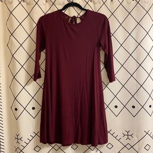 Maroon/burgundy dress